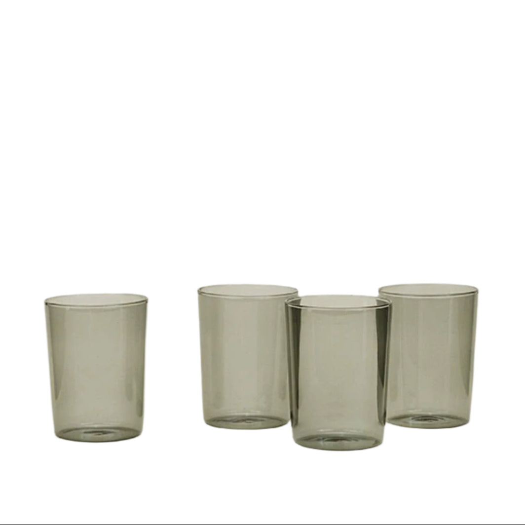 Hawkins New York Set of 4 Essential Glassware, Smoke