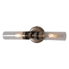 Mullan Lighting Lighting Severn Double Tube Glass Bathroom Wall Light