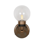 Mullan Lighting Lighting Shannon Small Glass Globe Wall Light