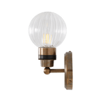 Mullan Lighting Lighting Shannon Small Glass Globe Wall Light