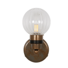 Mullan Lighting Lighting Shannon Small Glass Globe Wall Light