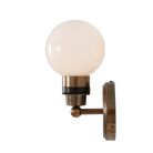 Mullan Lighting Lighting Shannon Small Glass Globe Wall Light