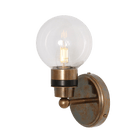 Mullan Lighting Lighting Shannon Small Glass Globe Wall Light