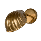Mullan Lighting Lighting Shell Adjustable Brass Wall Sconce