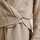 Pomandère SHOP Side-Buttoned Blouse