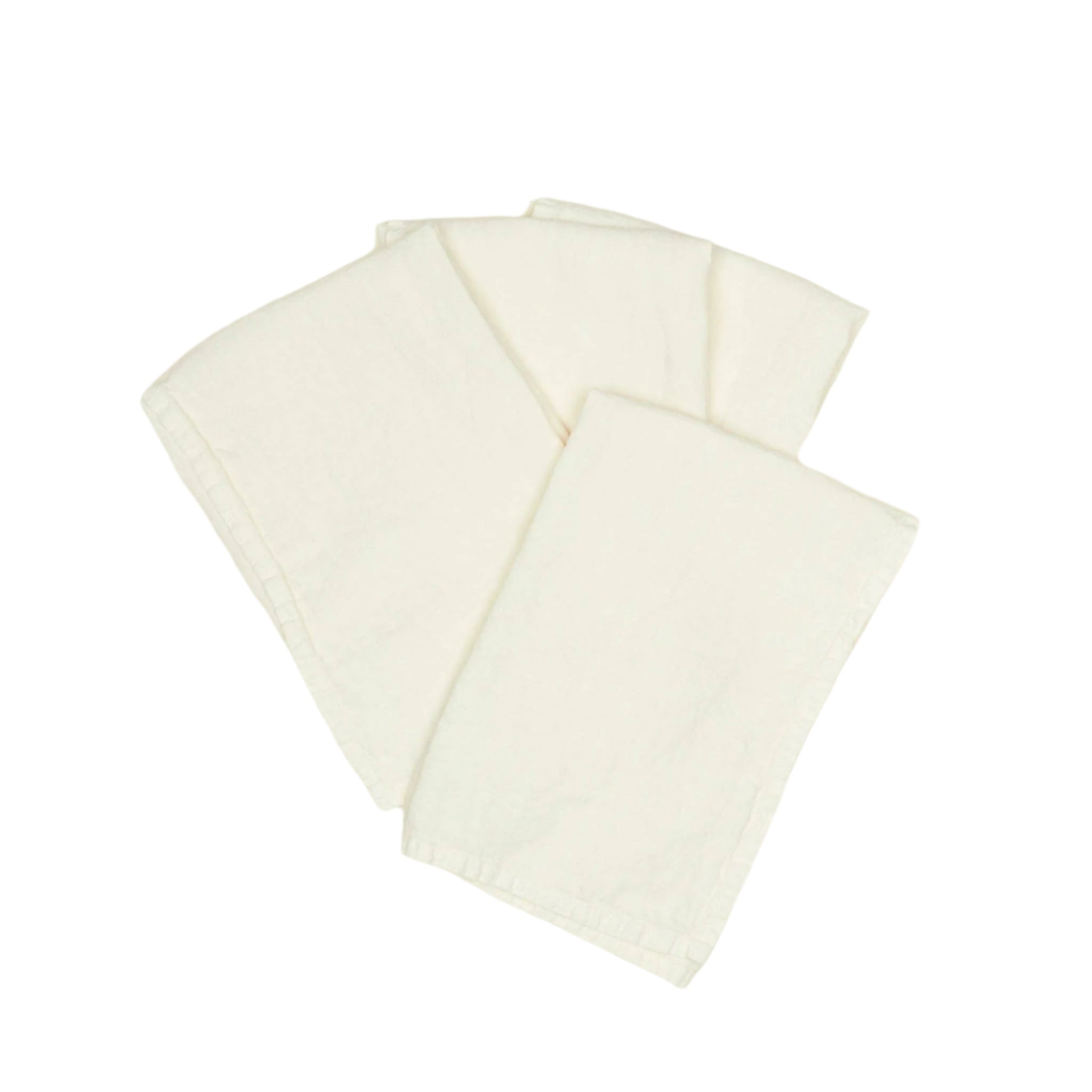 Hawkins New York Ivory Simple Linen Napkins