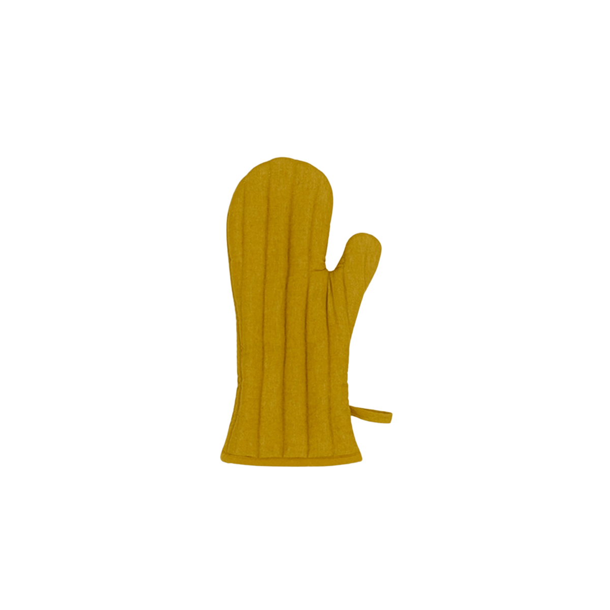 Hawkins New York SHOP Mustard Simple Linen Oven Mitts
