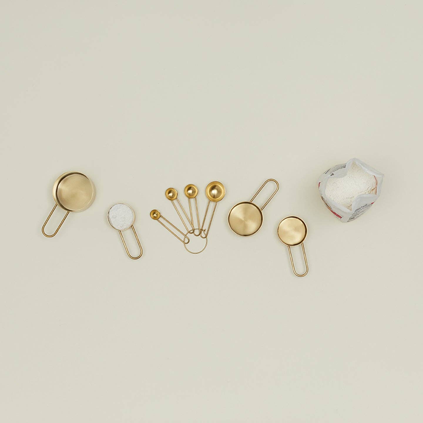 Hawkins New York SIMPLE MEASURING SPOONS - BRASS