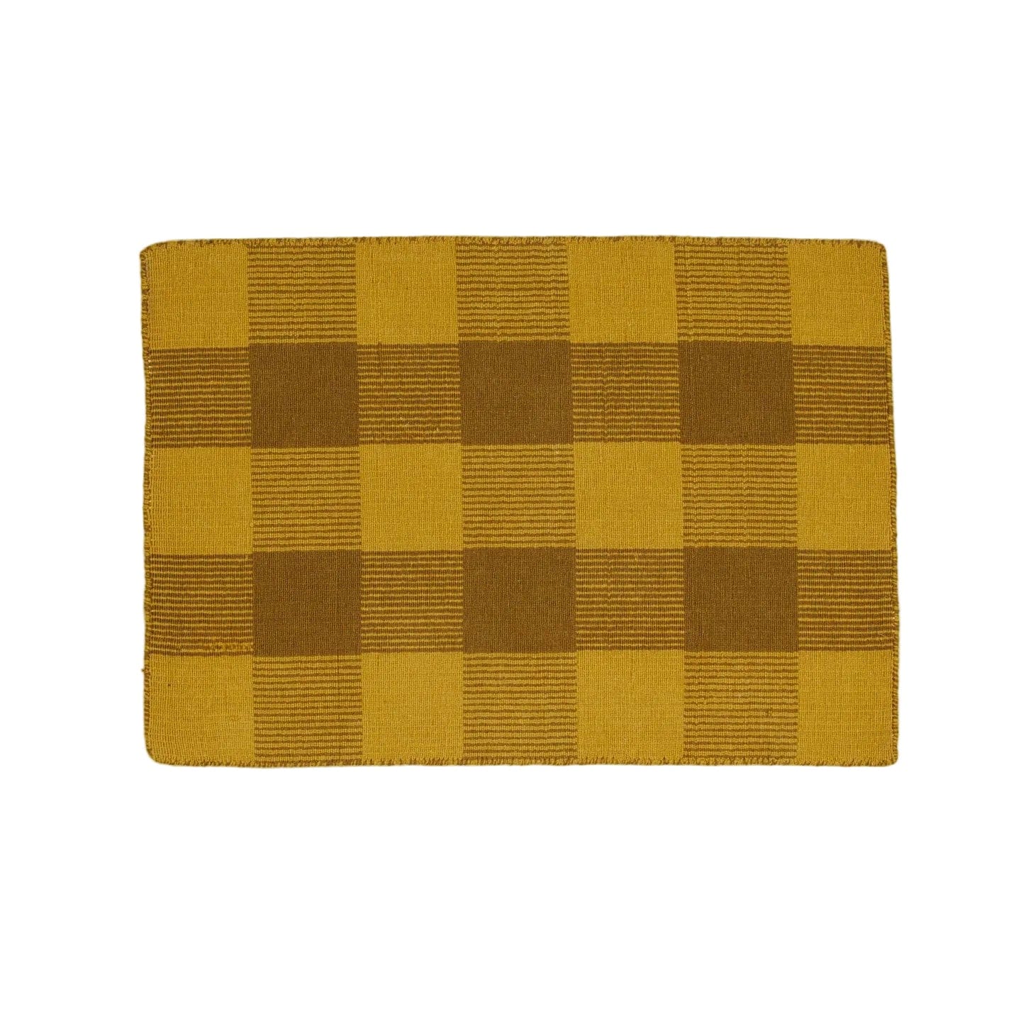 Hawkins New York Rugs Mustard/Bronze Simple Plaid Rug