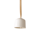 CONVIVIAL Holiday Ornaments Ivory Porcelain Single Bell Ornament