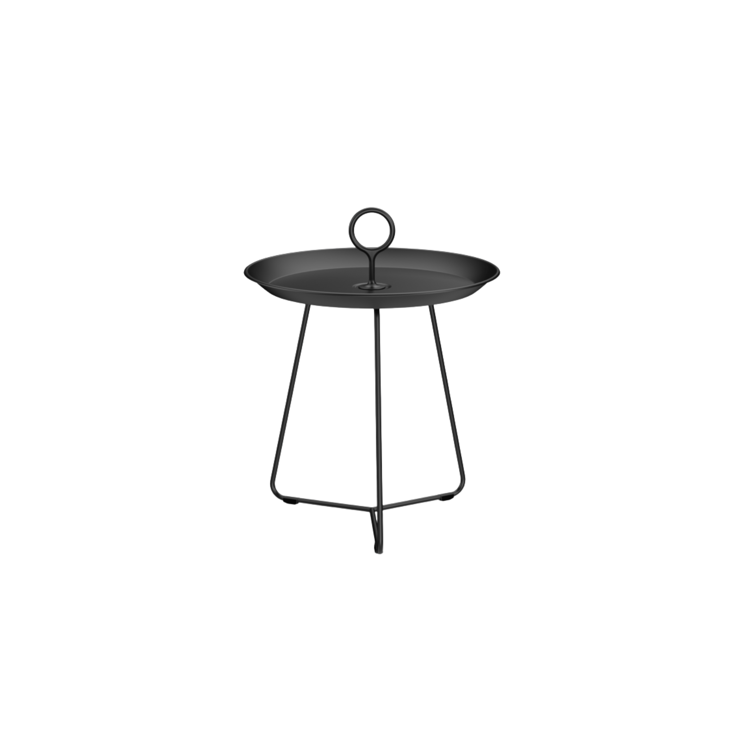HOUE SHOP Black Small Eyelet Tray Table