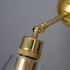Mullan Lighting Lighting Straff Vintage Clear Glass Cone Wall Sconce