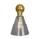 Mullan Lighting Lighting Straff Vintage Clear Glass Cone Wall Sconce