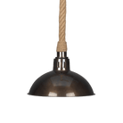 Mullan Lighting Lighting Antique Brass / 39.25" (100cm) Tahiti Jute Rope Pendant Light with Vintage Brass Shade