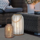 Abbott SHOP Medium Tall Lantern with Handle-Natural