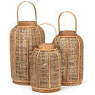 Abbott SHOP Medium Tall Lantern with Handle-Natural