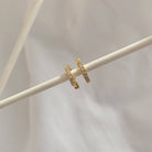 Namaste Jewelry Jewelry Tara Huggies, White Zirconia