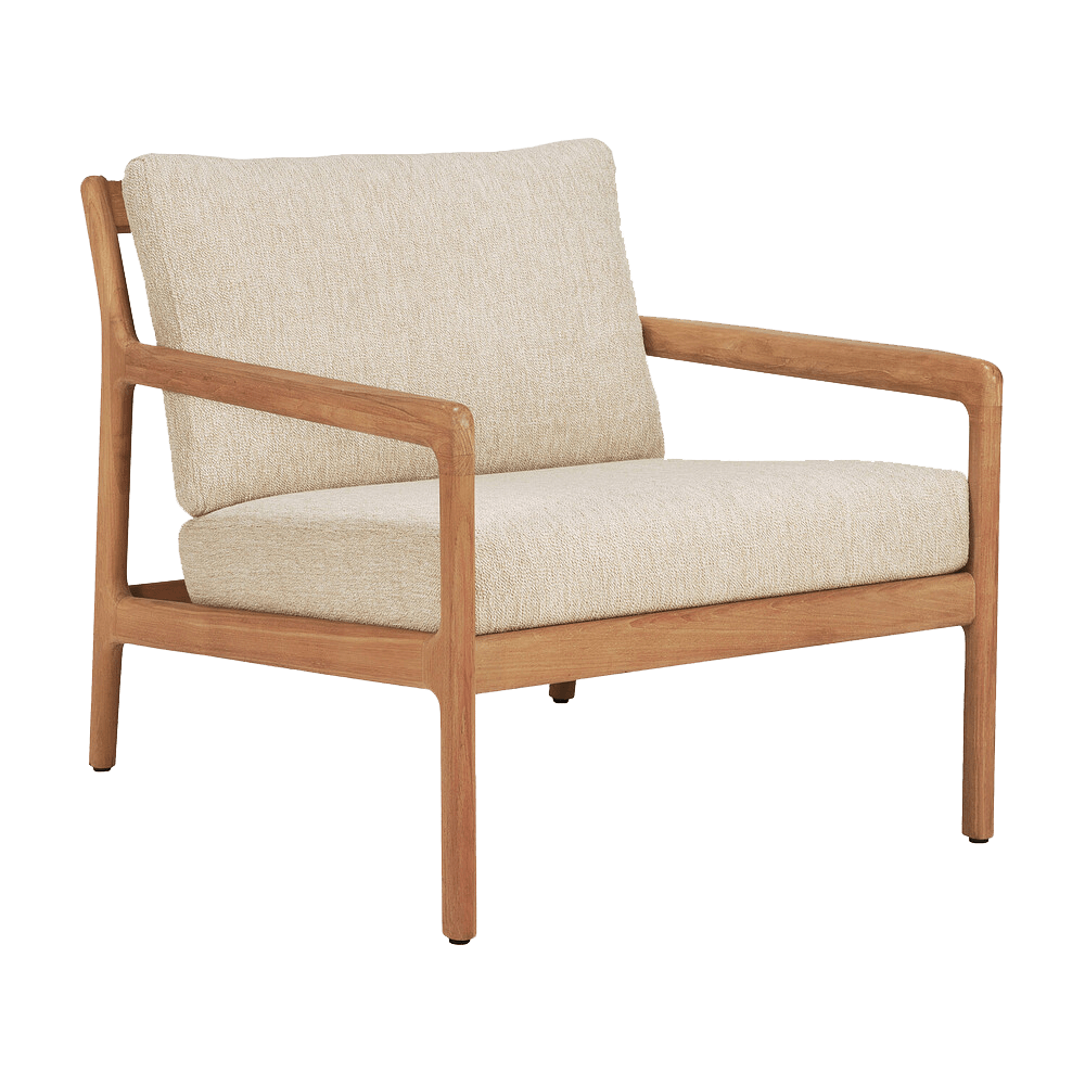 Ethnicraft Furniture Natural Teak Jack Outdoor Lounge Chair