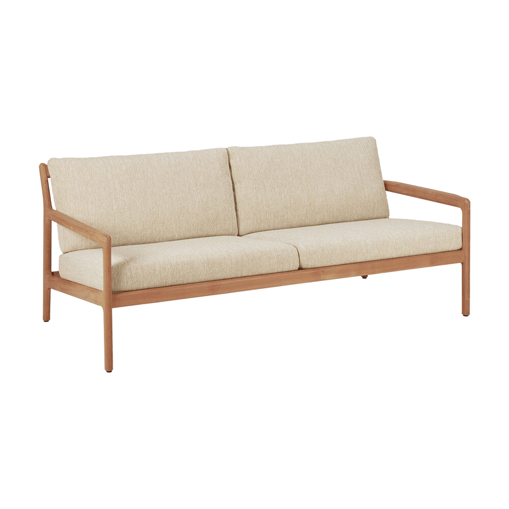 Ethnicraft Furniture 2 Seater / Natural Teak Jack Outdoor Sofa