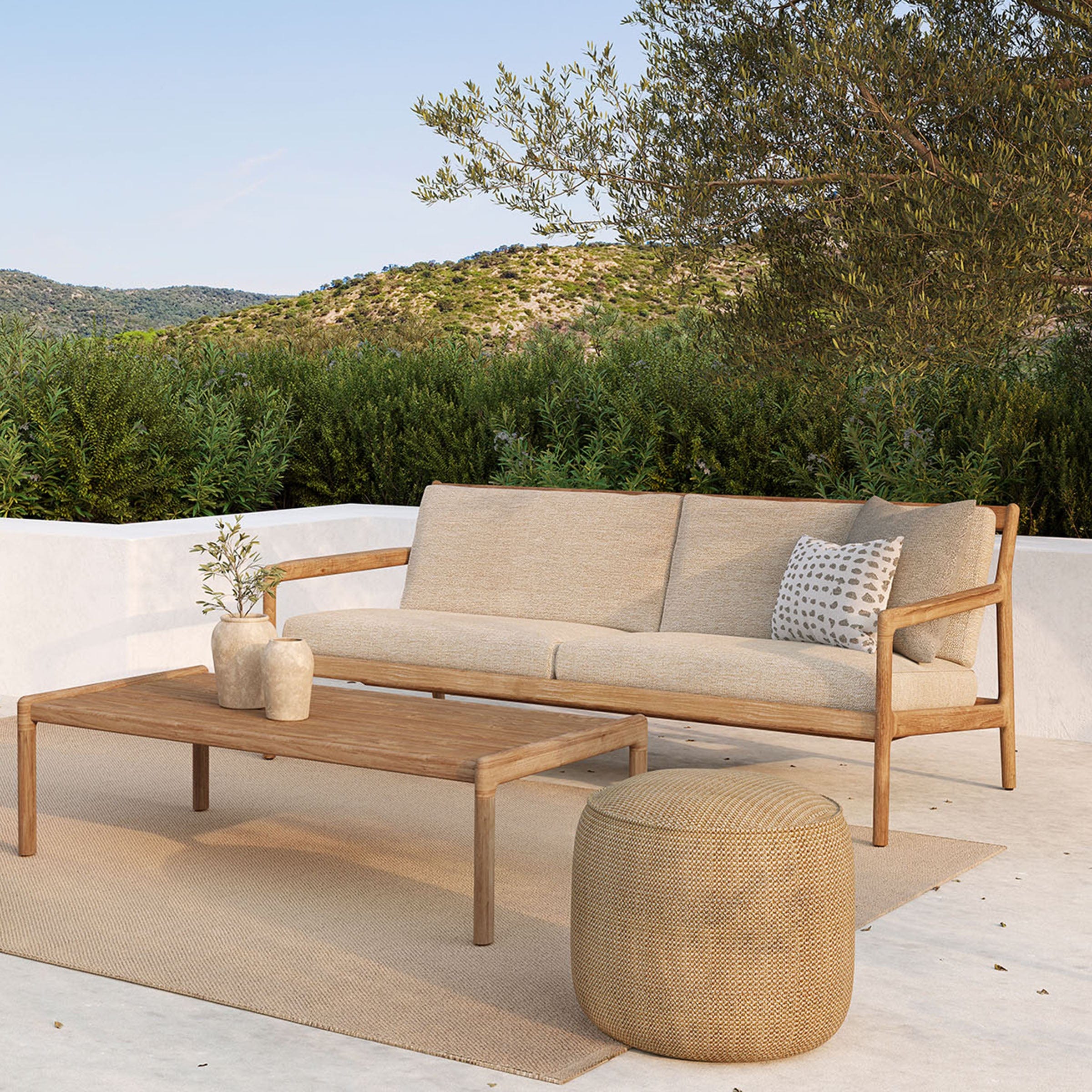 Ethnicraft Furniture Teak Jack Outdoor Sofa