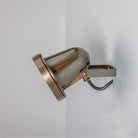 Mullan Lighting Lighting Antique Brass Thames Adjustable Outdoor Spot Light