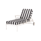 Business & Pleasure SHOP Vintage Black Stripe The Al Fresco Sun Lounger