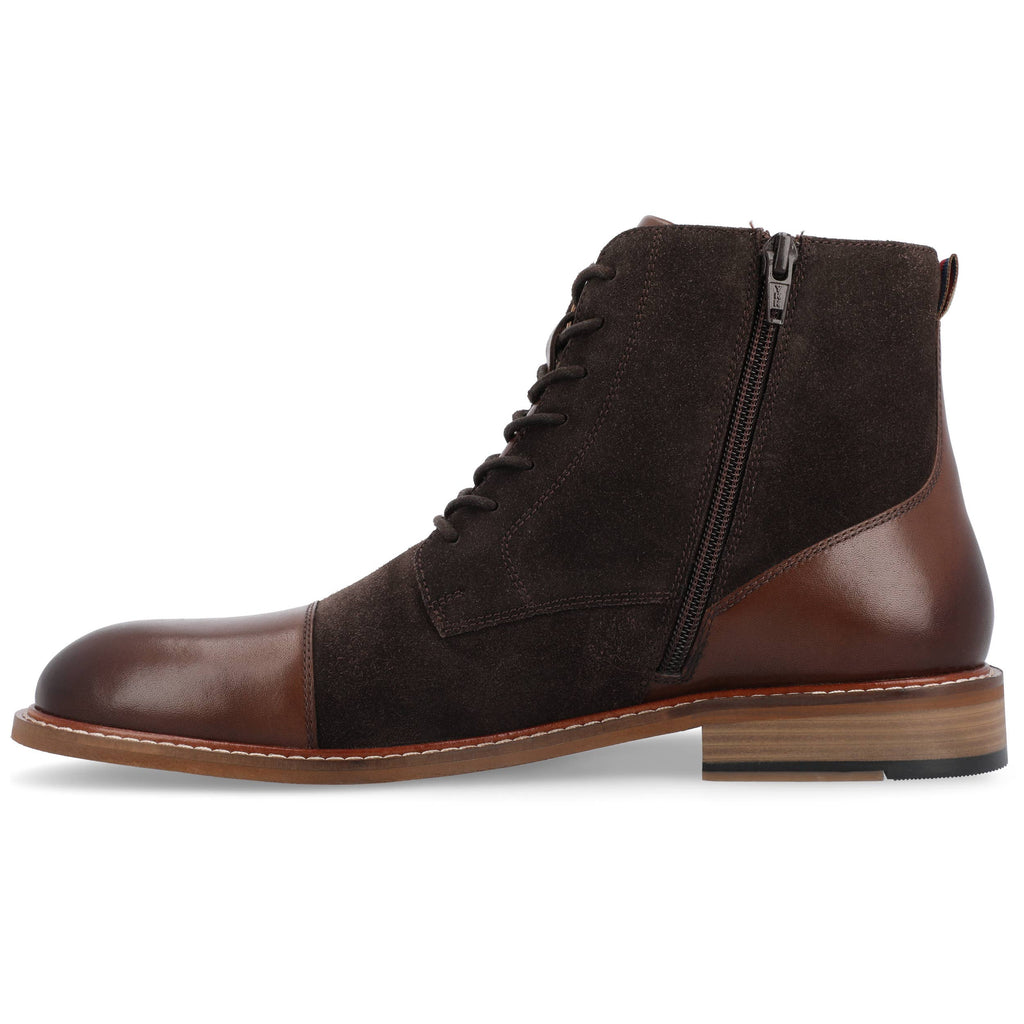 THOMAS & VINE 10.5 / Cognac THOMAS & VINE - Thomas & Vine Jagger Cap Toe Ankle Boot