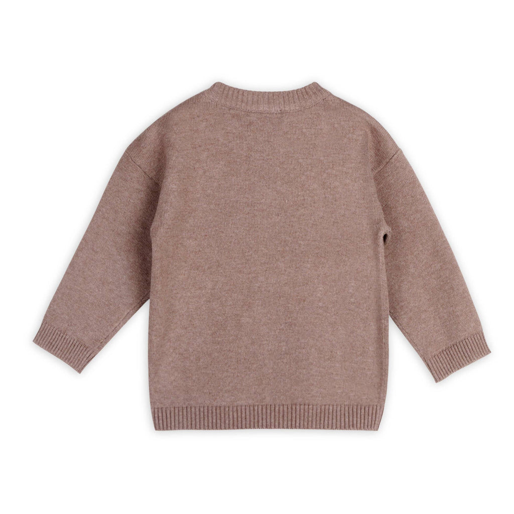 Viverano Organics Baby Clothing Tiger Knit Baby Pullover & Pant Set