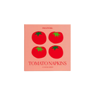 Piecework SHOP Tomato Cocktail Napkins, Set of 4