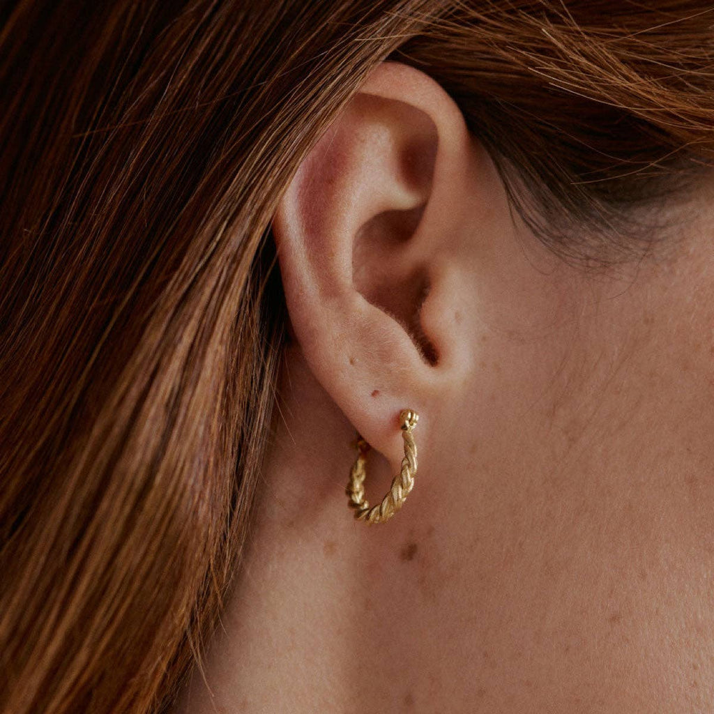 Agapé Studio Jewelry Tortis Earrings | Jewelry Gold Gift Waterproof