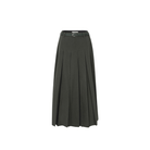 Studio D'aaRI SHOP Twill Pleats Long Skirt, Various Colors