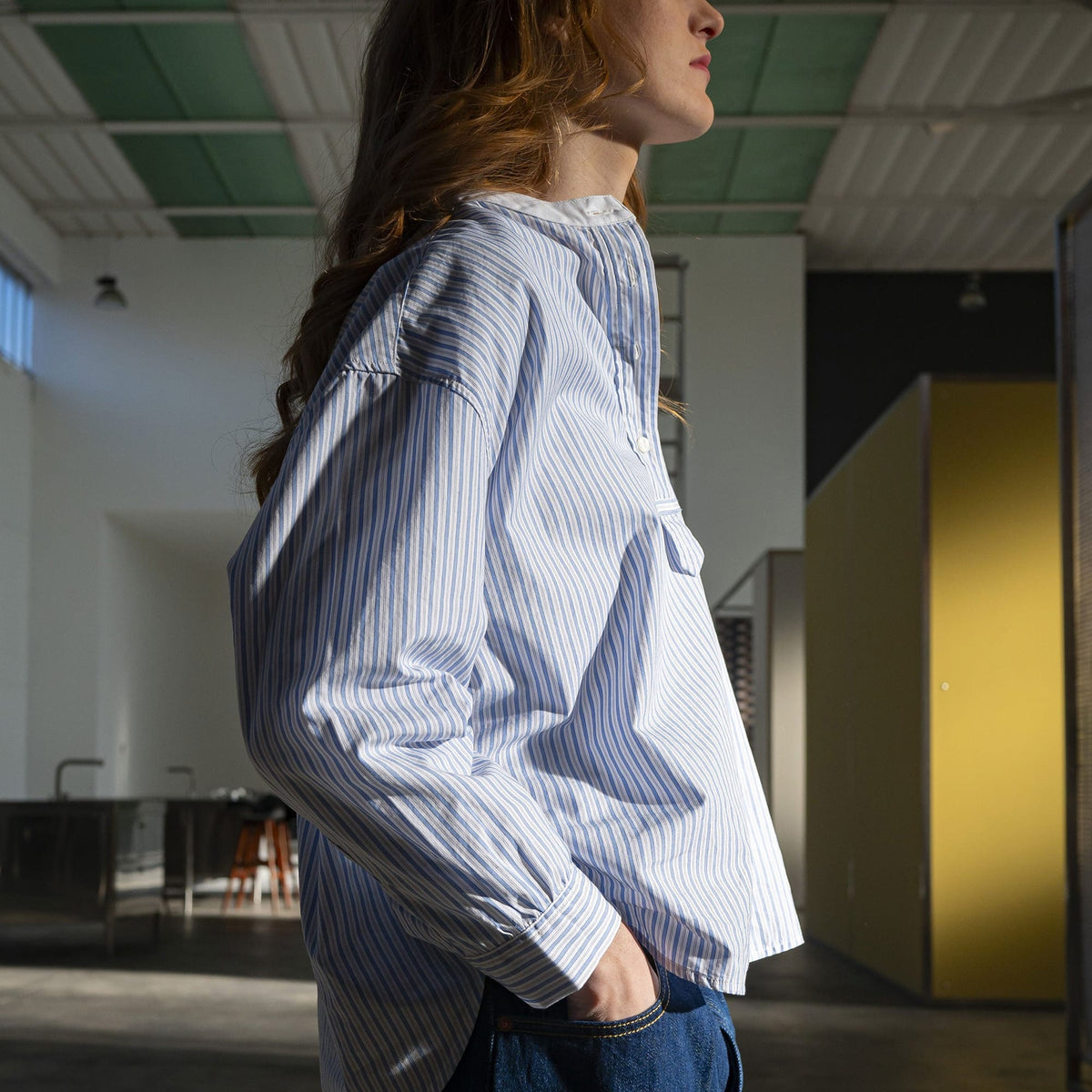 PeppinoPeppino SHOP Type 185 | The Native Navy Stripe Shirt