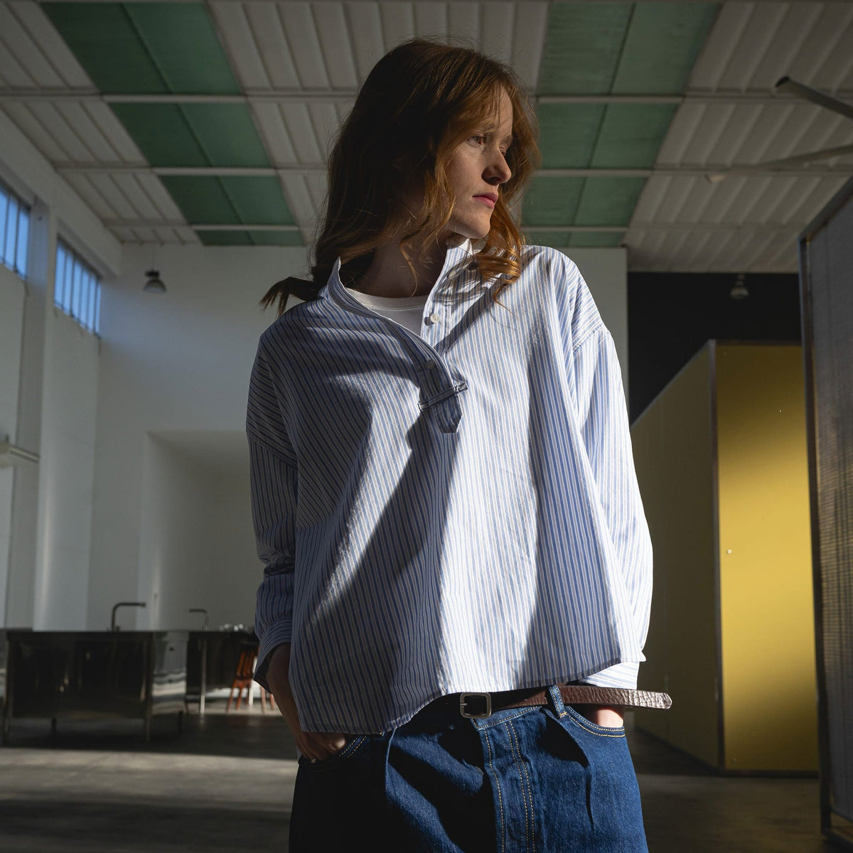 PeppinoPeppino SHOP Type 185 | The Native Navy Stripe Shirt