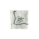2DA SHOP Veggie Embroidered Cocktail Napkin Set