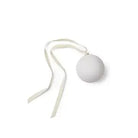 Studio Nordhaven Holiday Ornaments Cream Velvet Ball Ornament