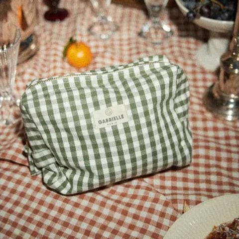 Vichy Gingham Toiletry Bag – Asher Rye