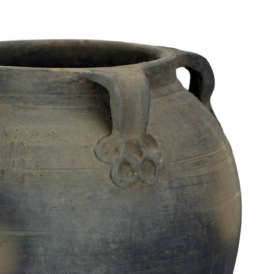 Blue Ocean Traders Decor Vintage Chinese Water Pot with Handles