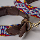 Verve Culture Pet Vintage Kilim & Leather Dog Collar and Leash Set