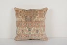 Vintage Pillows Store Vintage Pillows Store - Square Turkish Carpet Rug Pillow, Sand Designer Cushion