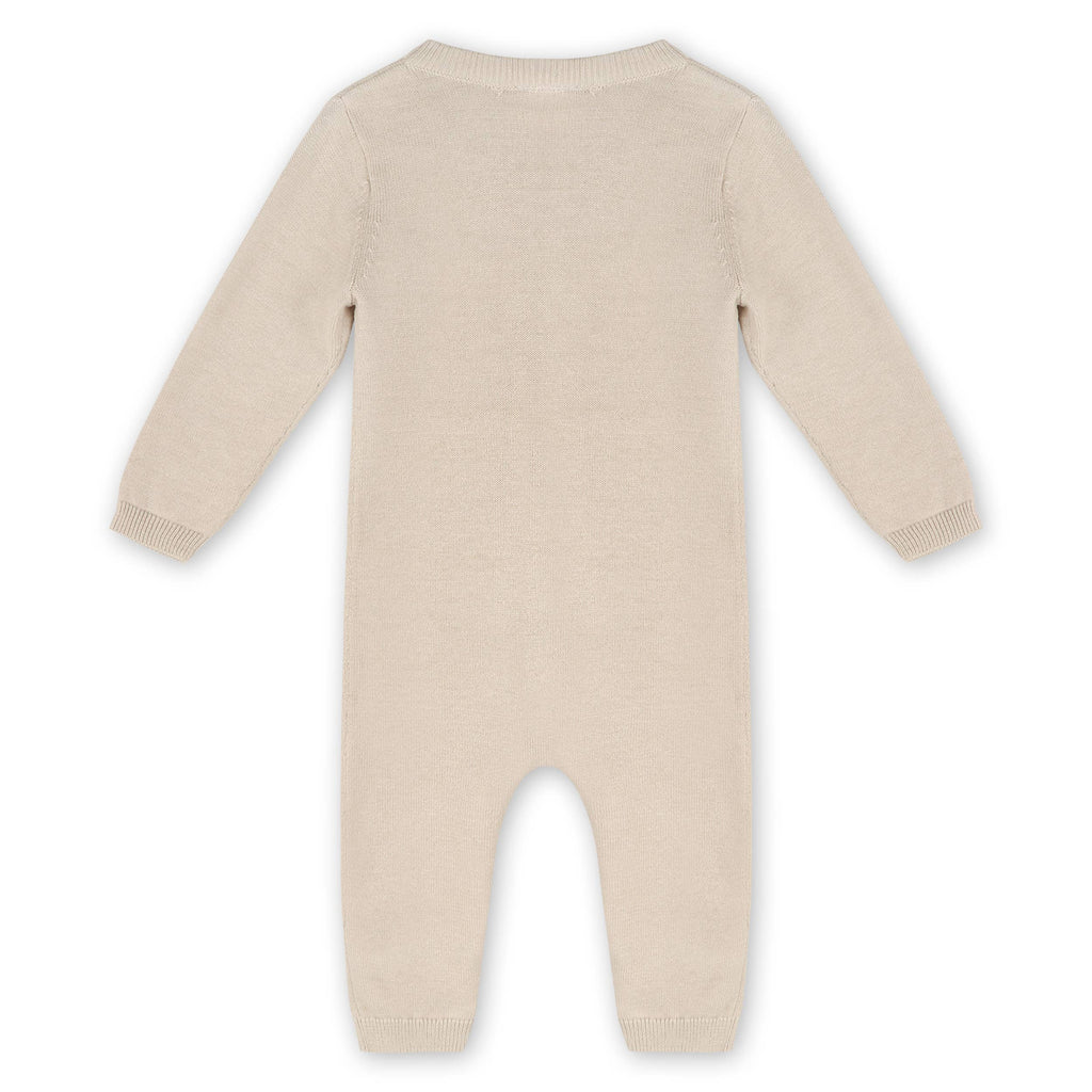 Viverano Organics Viverano Organics - Balloon Bear Jacquard Baby Sweater Knit Jumpsuit (Organic)