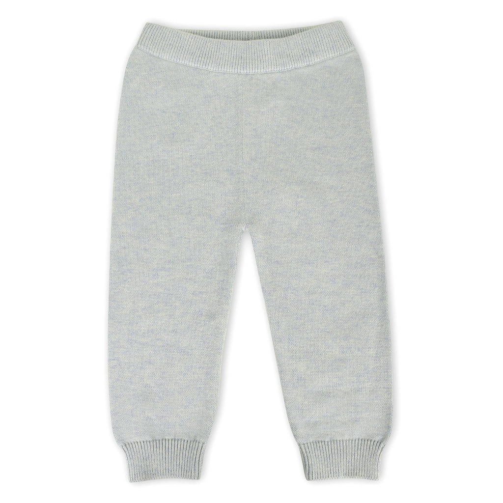 Viverano Organics Heather Grey / 0-3M Viverano Organics - Pocket Sweater Knit Baby Legging Pants (Organic Cotton)