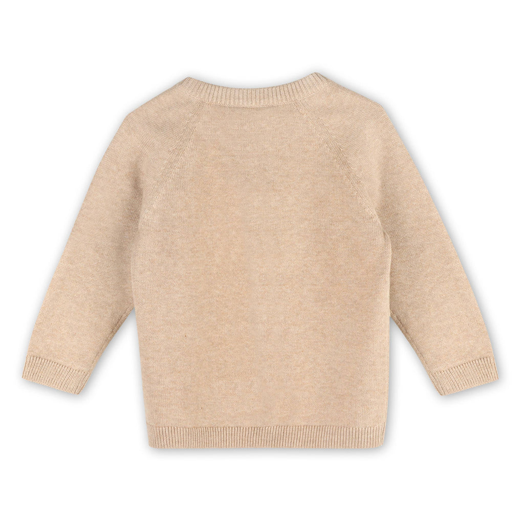 Viverano Organics Viverano Organics - Teddy Bear Applique Baby Raglan Pullover (Organic Cotton)