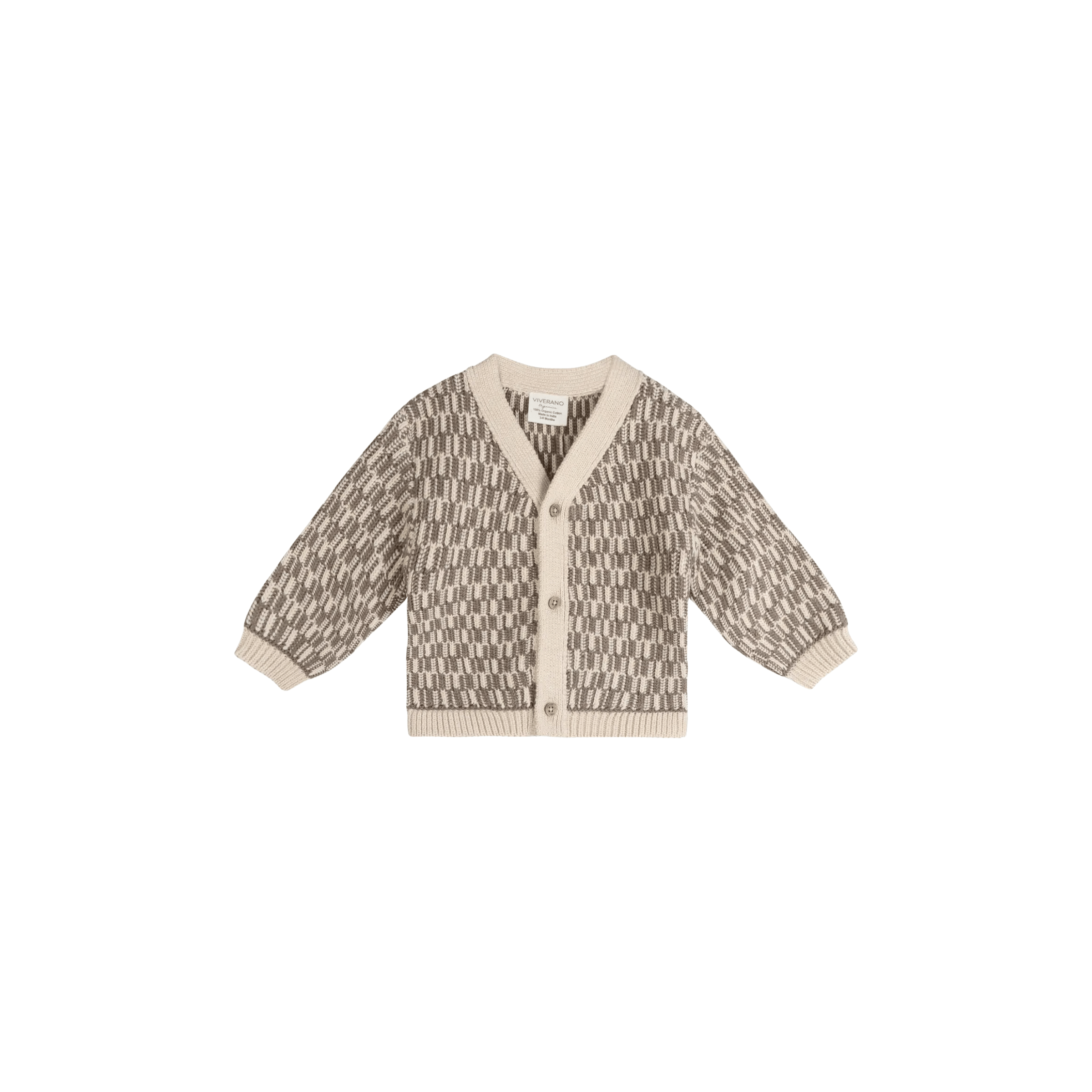 Viverano Organics SHOP Walter Chunky Knit Baby Cardigan