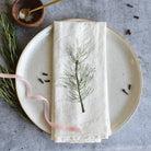 June & December Cloth Napkins White Pine + Fir Napkins / Set of 4