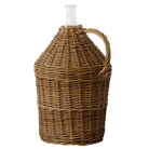 Audrey's Decor Large Wicker Demijohn With Handle