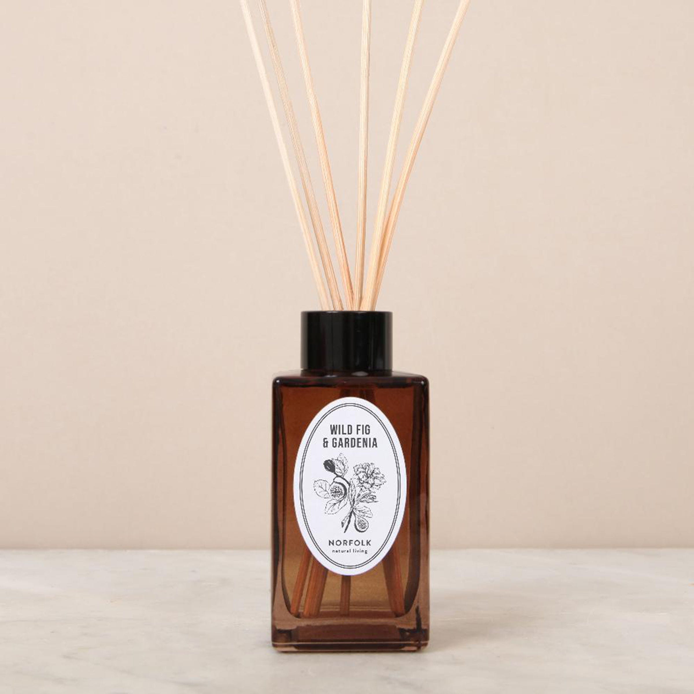 Norfolk Natural Living Home Fragrance Wild Fig & Gardenia Diffuser Oil Set