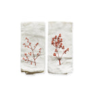 June & December Cloth Napkins Winter Berries Napkins / Set of 4
