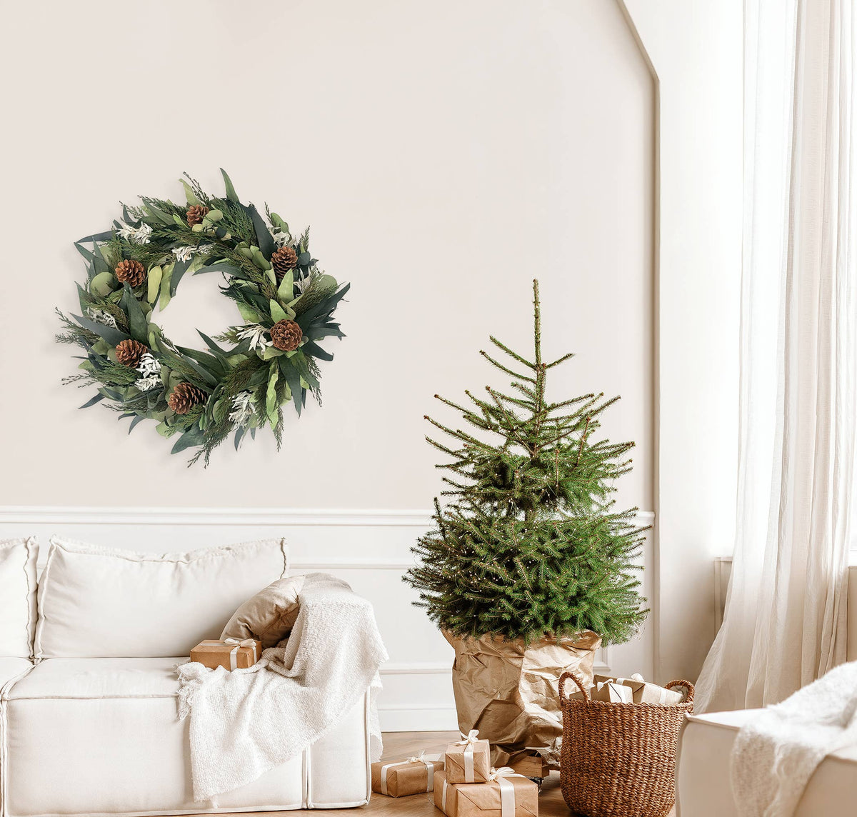 Andaluca SHOP Winter Sage Holiday Wreath