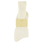 ESCUYER Socks Ecru Women's Cashmere Crew Socks, Various Colors
