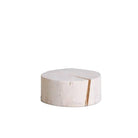 Bloomist Decor Pale Whitewash Wood Vase Pedestal